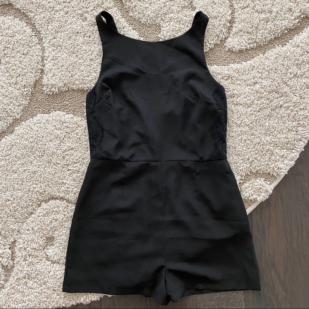 Black Dressy Romper